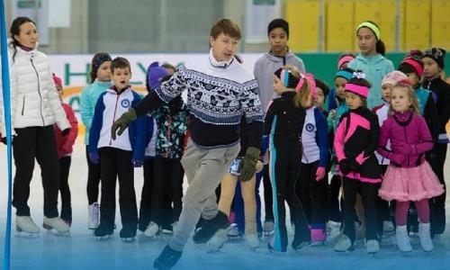 Алексей Ягудин дал мастер-класс юным алматинским фигуристам