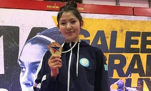 Казахстанская таэквондистка завоевала «золото» международного турнира в Белграде