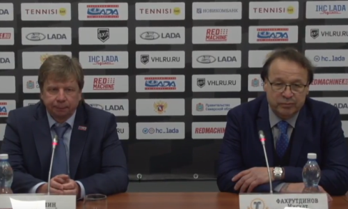 Видео послематчевой пресс-конференции игры ВХЛ «Лада» — «Торпедо» 4:1