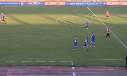 Видео гола Степанюка матча Премьер-Лиги «Жетысу» — «Шахтер»