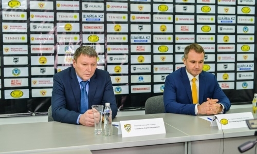 Видео послематчевой пресс-конференции игры ВХЛ «Сарыарка» — «Ермак» 4:1