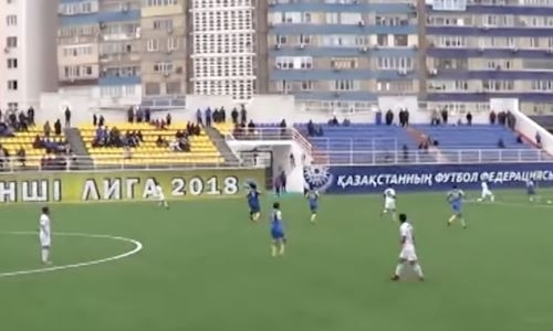 Видеообзор матча Первой лиги «Каспий» — «Жетысу Б» 1:0