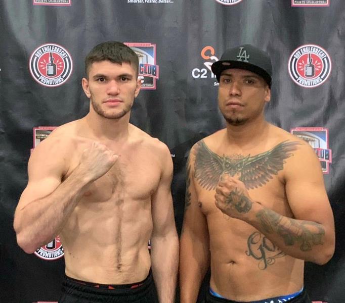 Казахстанский нокаутер из лагеря Головкина прошел взвешивание перед титульным боем