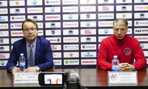 Видео послематчевой пресс-конференции игры ВХЛ «Торпедо» — «Металлург» 4:2