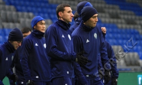 Фоторепортаж с тренировки сборной Казахстана перед матчем с Андоррой