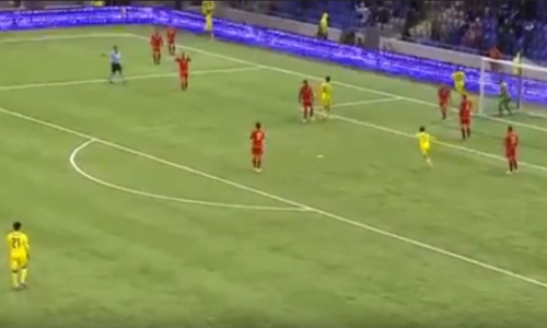 Видео автогола Гомеса матча Лиги наций Казахстан — Андорра