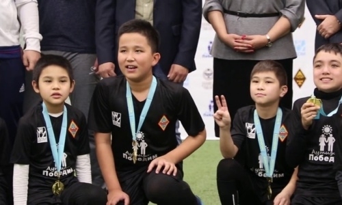 Видео презентации инклюзивного футбольного клуба «Ансау» в Академии Сегизбаева