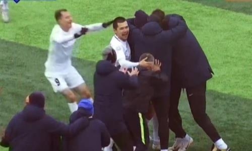 Видео гола Делича матча Премьер-Лиги «Кызыл-Жар СК» — «Жетысу»