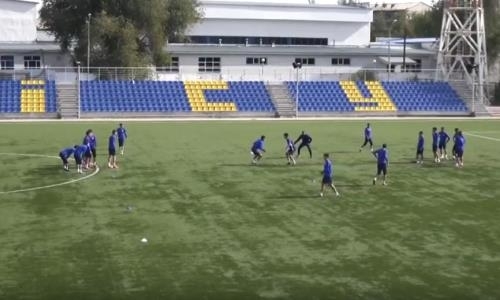 Видео предыгровой тренировки «Жетысу М»
