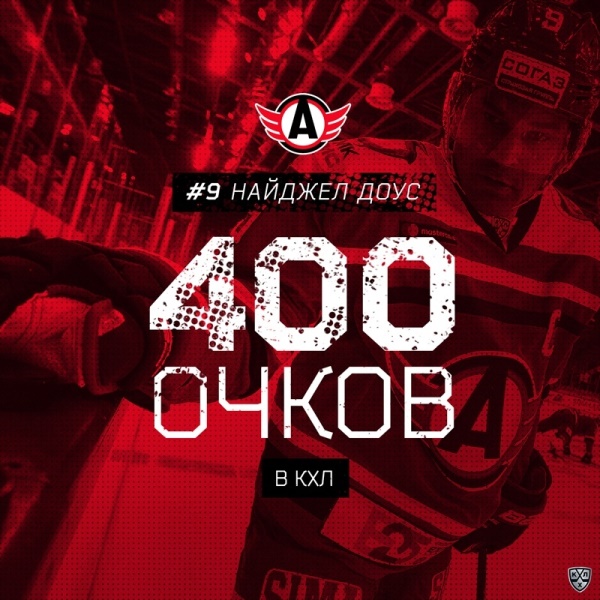 Нападающий сборной Казахстана набрал 400 очков в КХЛ