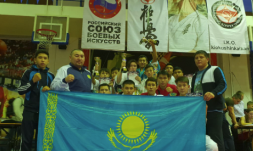 Казахстанские каратисты стали победителями международного турнира в России