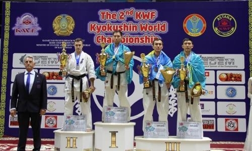 Казахстанцы завоевали первое место на чемпионате мира по каратэ-до киокушинкай KWF