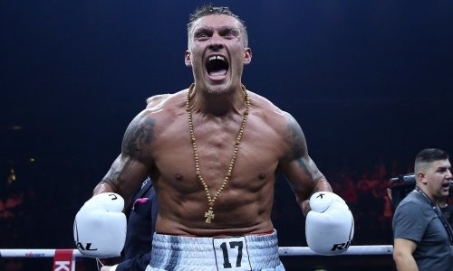 Усик — Белью: видео тяжелого нокаута в титульном бою в весе Шуменова