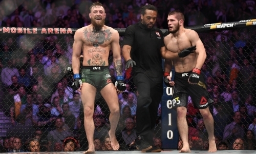 Назван виновник драки Нурмагомедова и Макгрегора после боя на «нефартовой» арене Головкина