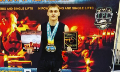 Акмолинец стал победителем первого чемпионата Евразии по стритлифтингу
