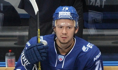 Московское «Динамо» поместило в список травмированных своего форварда после матча с «Барысом»