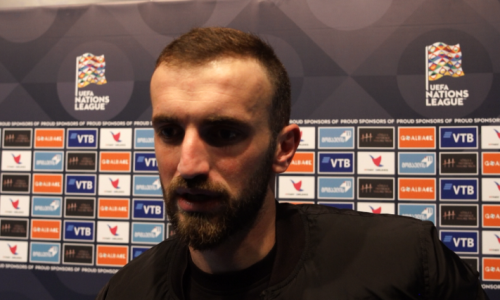 «С такой командой всегда трудно». Забивший Казахстану игрок сборной Грузии отдал должное сопернику