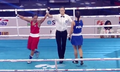 Казахстанская боксерша победила вице-чемпионку Европы и вышла в полуфинал ЧМ-2018