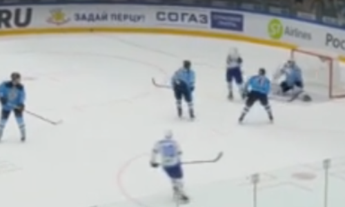 Шайба Волка в матче «Сибирь» — «Барыс» вошла в ТОП-10 лучших голов недели КХЛ