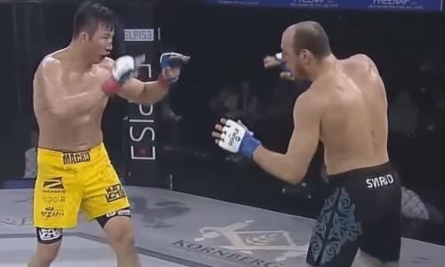 Видео боя, или Как бывший чемпион мира из Казахстана «рубился» с экс-бойцом UFC