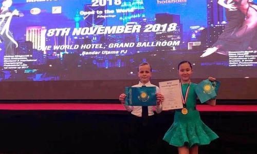 Казахстанка признана лучшей на чемпионате по спортивно-бальным танцам в Малайзии