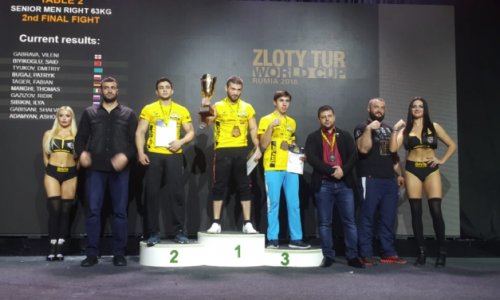 Воспитанник Ильи Ильина завоевал две награды Кубка мира по армрестлингу в Польше