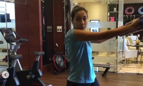 Зарина Дияс начала предсезонные тренировки