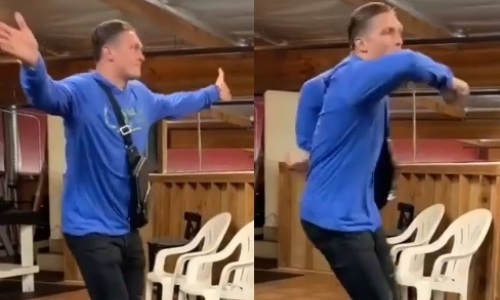 Появилось убойное видео танца Усика, или Как зажигает абсолютный чемпион в весе Шуменова