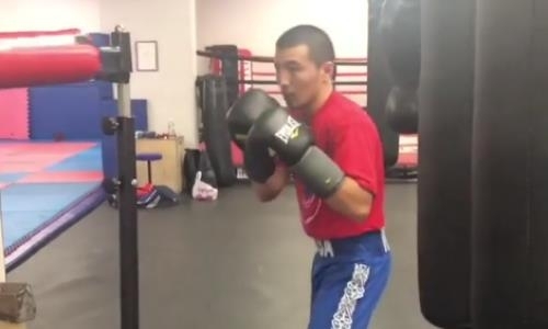 Казахстанский нокаутер показал видео своих тренировок