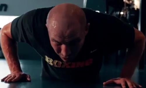 Казахстанский супертяж представил оригинальное видео своих тренировок