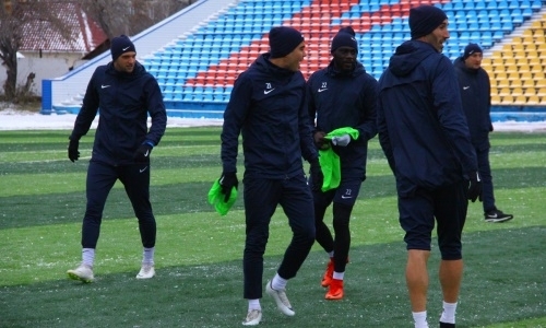 Фоторепортаж с предыгровой тренировки «Ордабасы» в Петропавловске