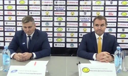 Видео послематчевой пресс-конференции игры ВХЛ «Сарыарка» — «Буран» 6:1