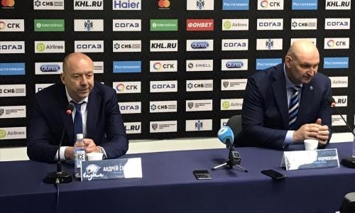 Видео послематчевой пресс-конференции игры КХЛ «Сибирь» — «Барыс» 1:2 ОТ