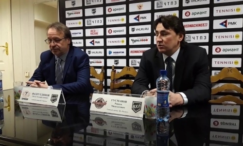 Видео послематчевой пресс-конференции игры ВХЛ «Челмет» — «Торпедо» 2:4