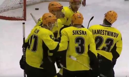 Видеообзор матча ВХЛ «Челмет» — «Сарыарка» 2:3