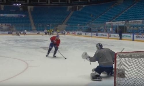 Видео открытой тренировки «Барыса»