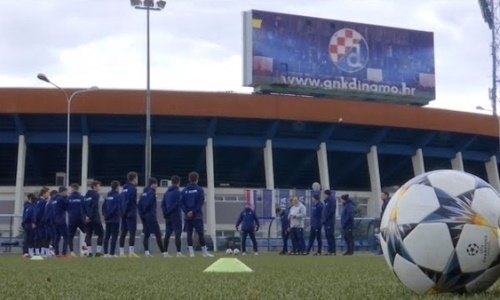 Видео тренировки «Астаны» U-19 в Хорватии