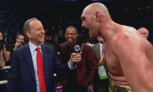 «Где этот цыпленок?». Фьюри бросил вызов Джошуа после боя с Уайлдером в весе Дычко