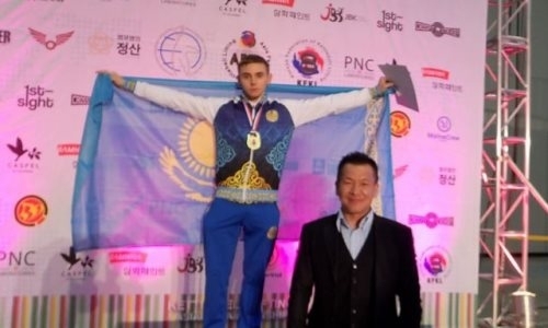 Казахстанец выиграл чемпионат Азии по гиревому спорту