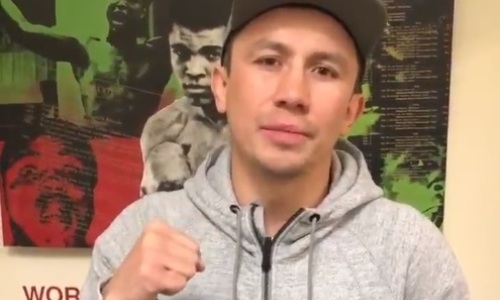 Головкин записал видеообращение к находящемуся в коме Стивенсону