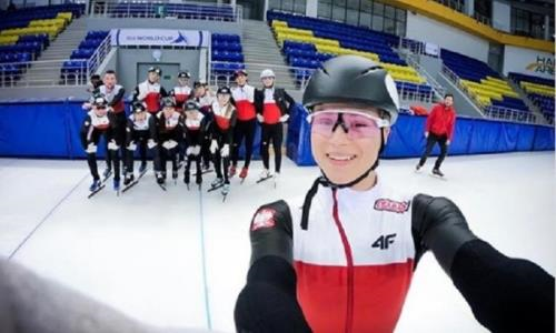 Олимпийские чемпионы приехали в Алматы на этап Кубка мира по шорт-треку