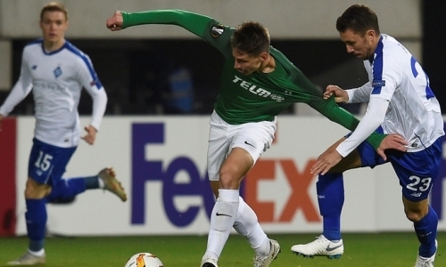 Сенсационный результат зафиксирован в матче соперников «Астаны» по группе ЛЕ — «Динамо» Киев — «Яблонец»