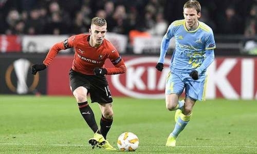 «Соперник был крепок». Игрок «Ренна» доволен своим исполнением пенальти в матче с «Астаной»