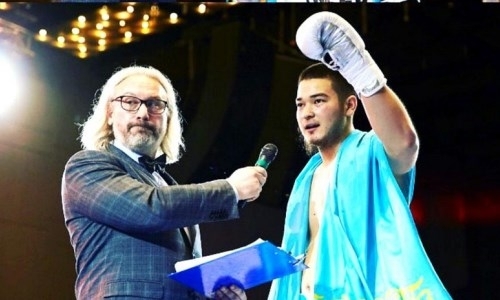 Небитый казахстанец выиграл очередной бой нокаутом со сломанной рукой