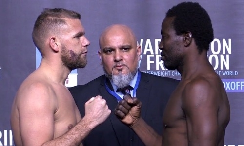 Прямая трансляция боя Билли Джо Сондерса после допинг-скандала в весе Головкина