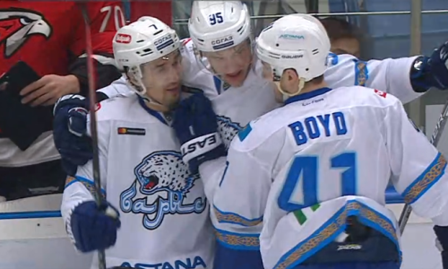 Видео шайб матча КХЛ «Авангард» — «Барыс» 4:3 Б