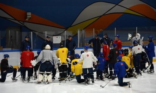 Фоторепортаж с тренировки молодежной сборной Казахстана на УТС