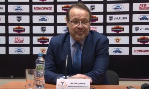 Видео послематчевой пресс-конференции игры ВХЛ «Торос» — «Торпедо» 5:4