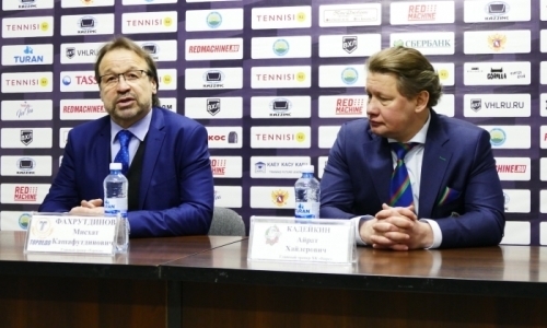 Видео послематчевой пресс-конференции игры ВХЛ «Торпедо» — «Барс» 2:3 ОТ