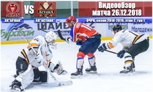 Видеообзор матча чемпионата РК «Арлан» — «Астана» 6:3